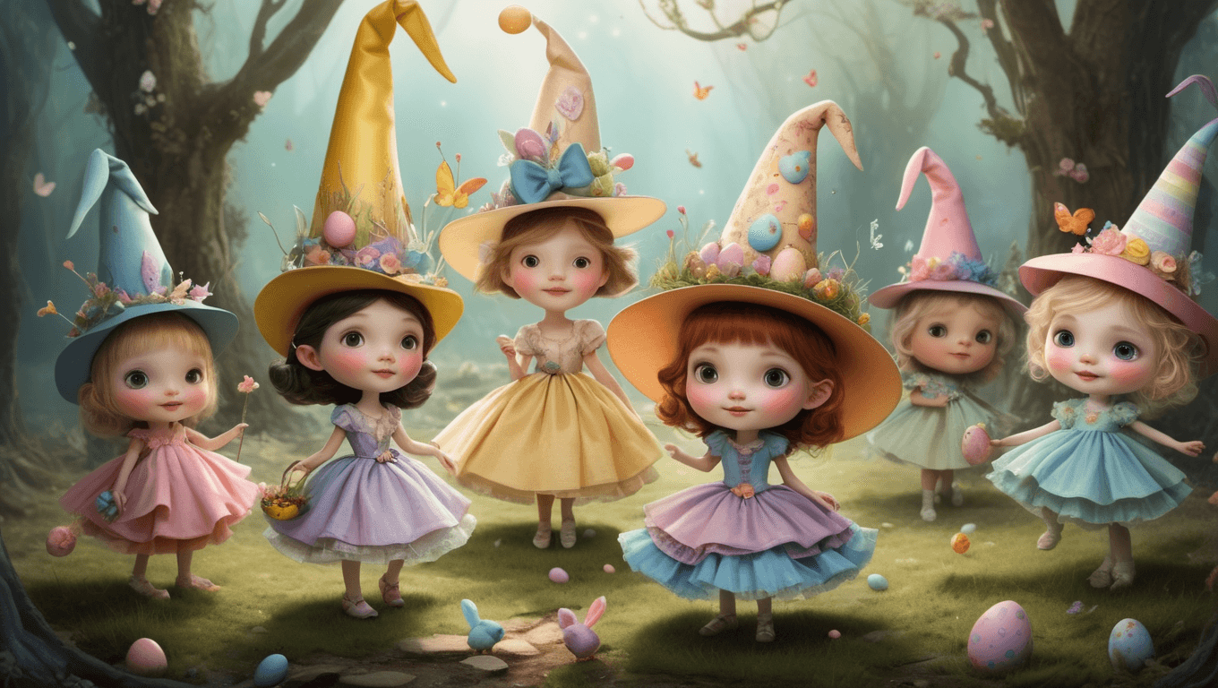 A csodás húsvéti kalapverseny: Lili és a varázslatos kalapok