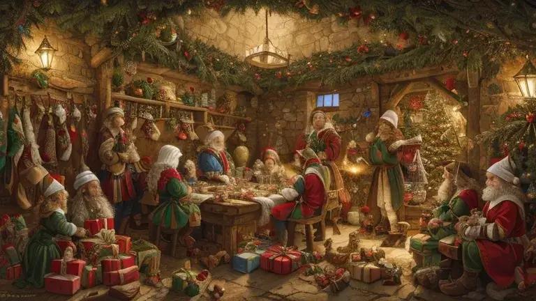 A karácsonyi manók küldetése: Az ajándékok titkos gyártása