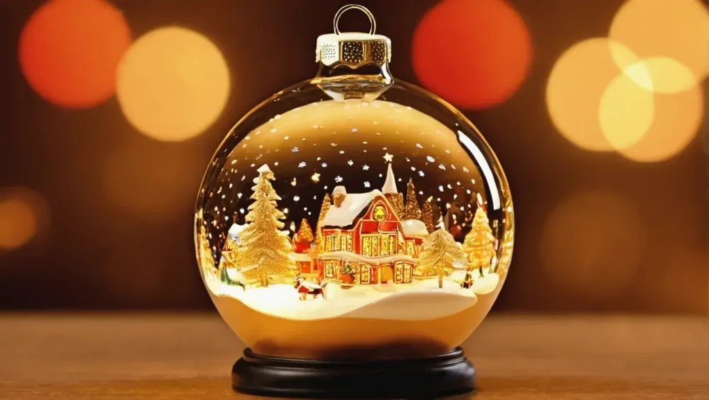 A csodálatos karácsonyi üveggömb