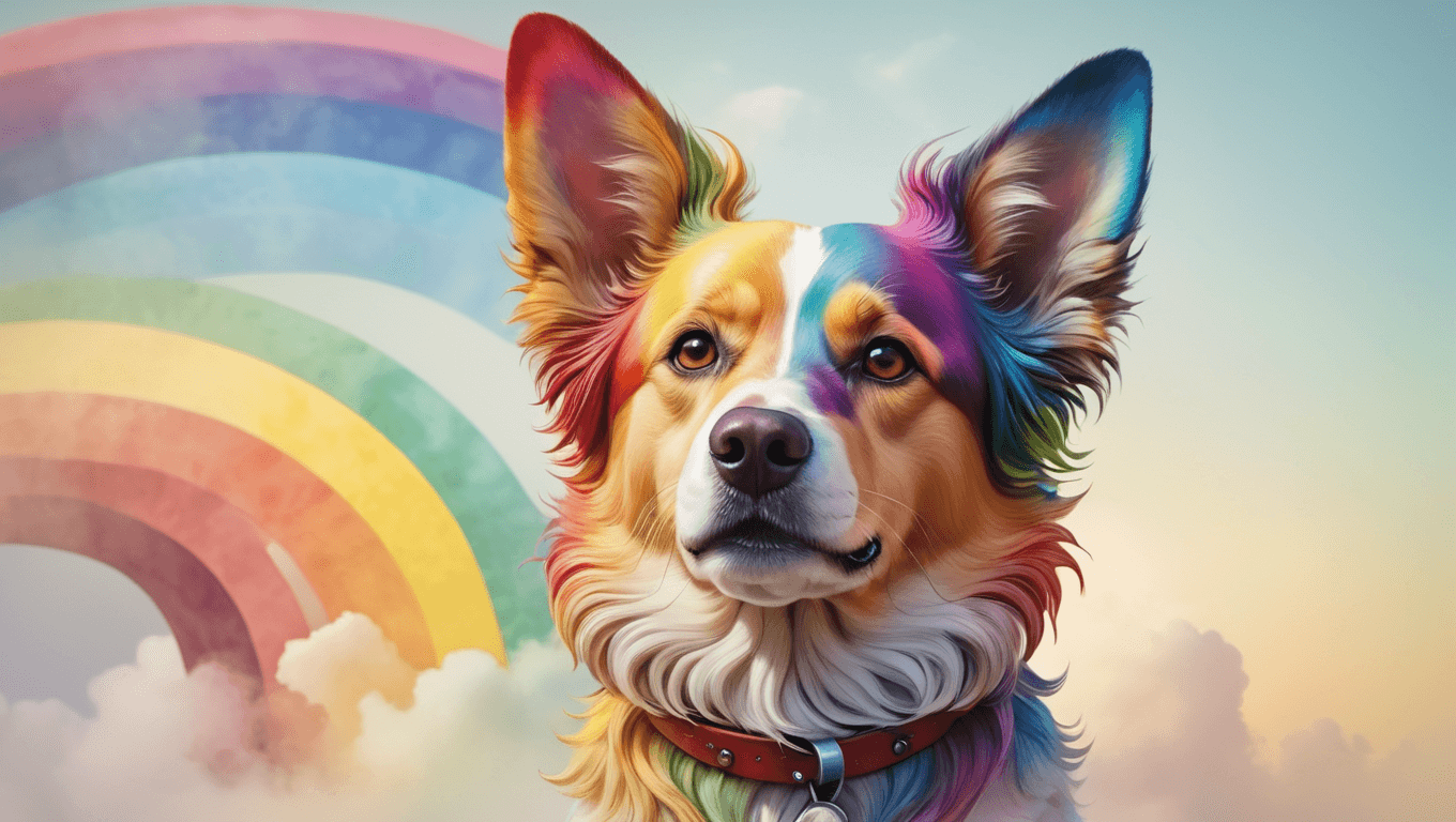 Füles kutya és a hét színű szivárvány